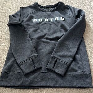Burton small fleece lined sweatshirt